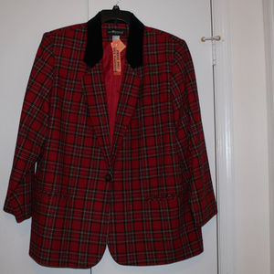 SAG HARBOR Wool Holiday Blazer Sizec24